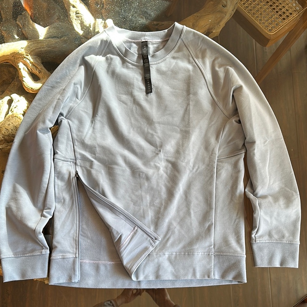 Lululemon crewneck pullover with zipper